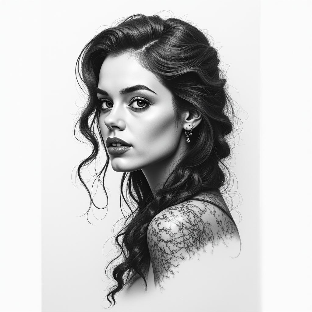 18, pounds, Maria Nikelly, Fortaleza Cearáhigly detailed tattoo - Variation 6