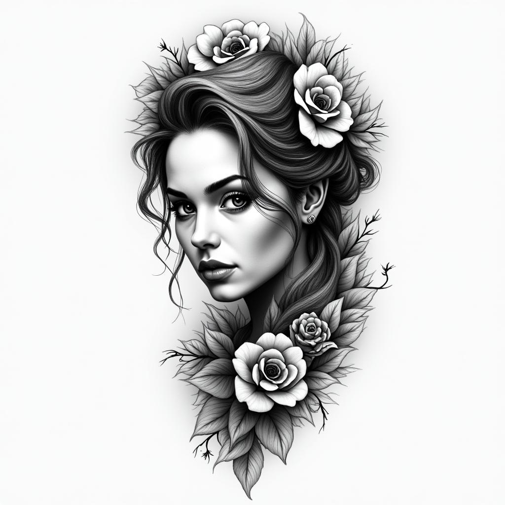 18, pounds, Maria Nikelly, Fortaleza Cearáhigly detailed tattoo - Variation 5