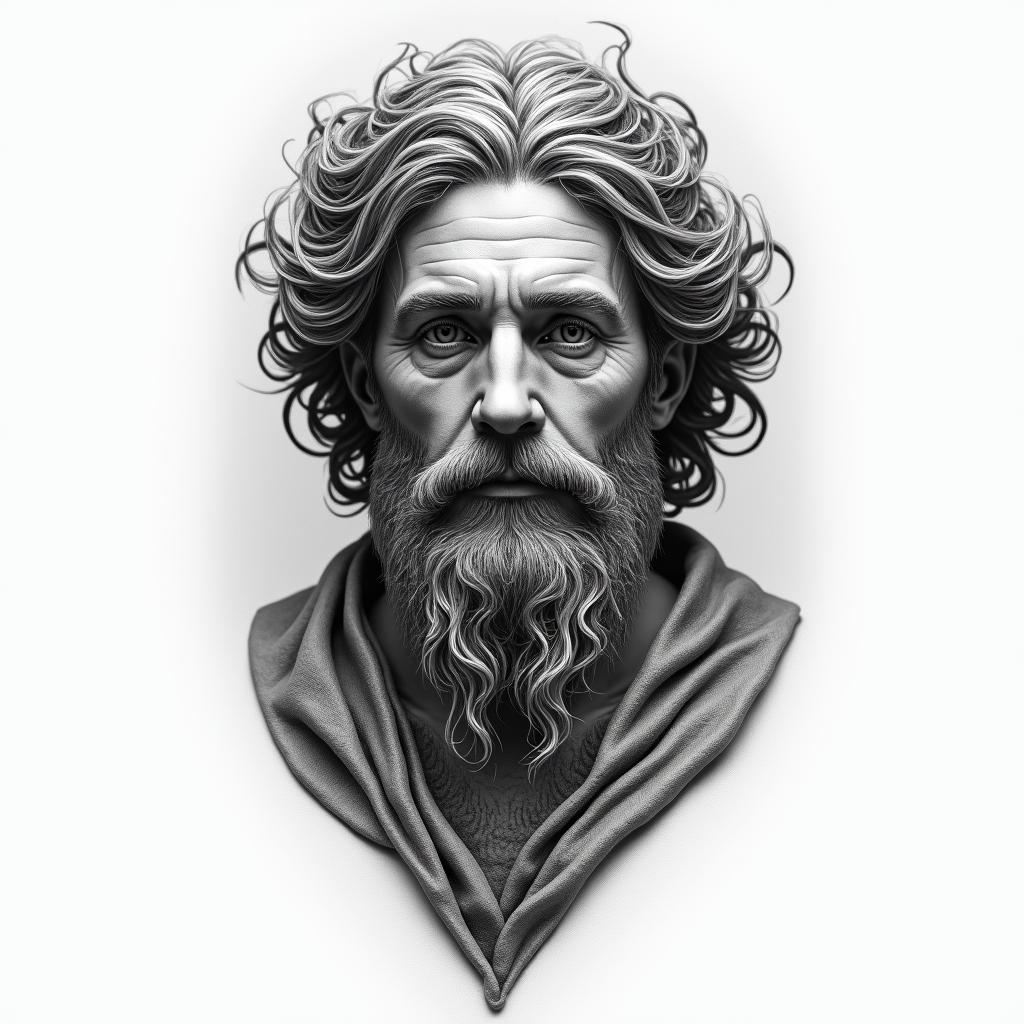 Gods off the fieldhigly detailed tattoo - Variation 2