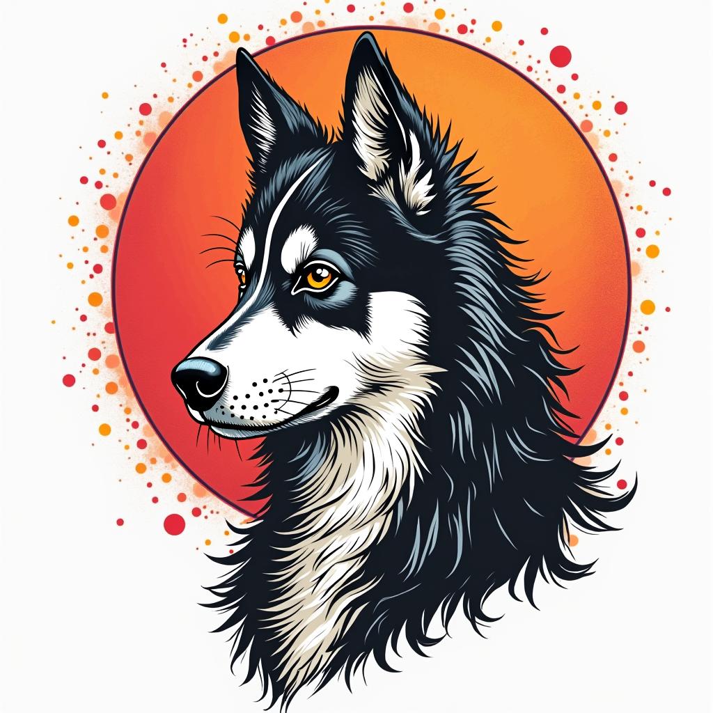 Ana Elizabeth, I am a Sagittarius, I love my parents, and I adore my dogs.in pop art style tattoo, featuring bold and vibrant colors, exaggerated outlines, iconic imagery, inspired by comic books and speech bubbles, comic book characters, retro pop culture