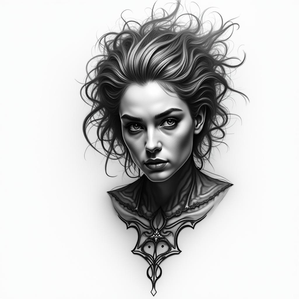 Sobrietyhigly detailed tattoo