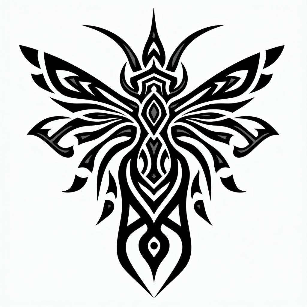Name SARA with honeybee backgroundin tribal tattoo style, featuring bold and black geometric shapes, curved lines, intertwine and flow seamlessly, creating a powerful and symbolic design, polynesian and maori styles - Variation 7