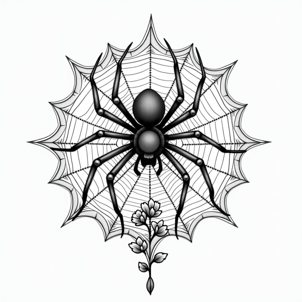 Dotwork tattoo example 4