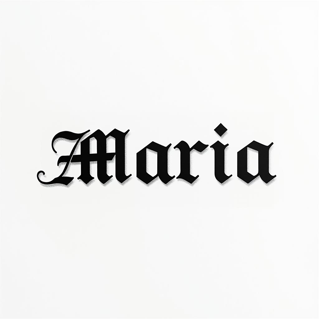 Monospace Text tattoo example 4