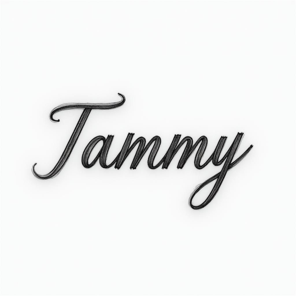Tammy Huisel
Born April 20, 1982 - at Rest April 4, 2025 A Daughter, mother, best friend , ride or die, The Princess that everyone loves, blessed her so muchminimalist text-based tattoo, Monospace font ultra-realistic, perfectly placed, high-quality font design, photo-realistic shading, 8k, high quality, finely detailed typograph - Variation 2
