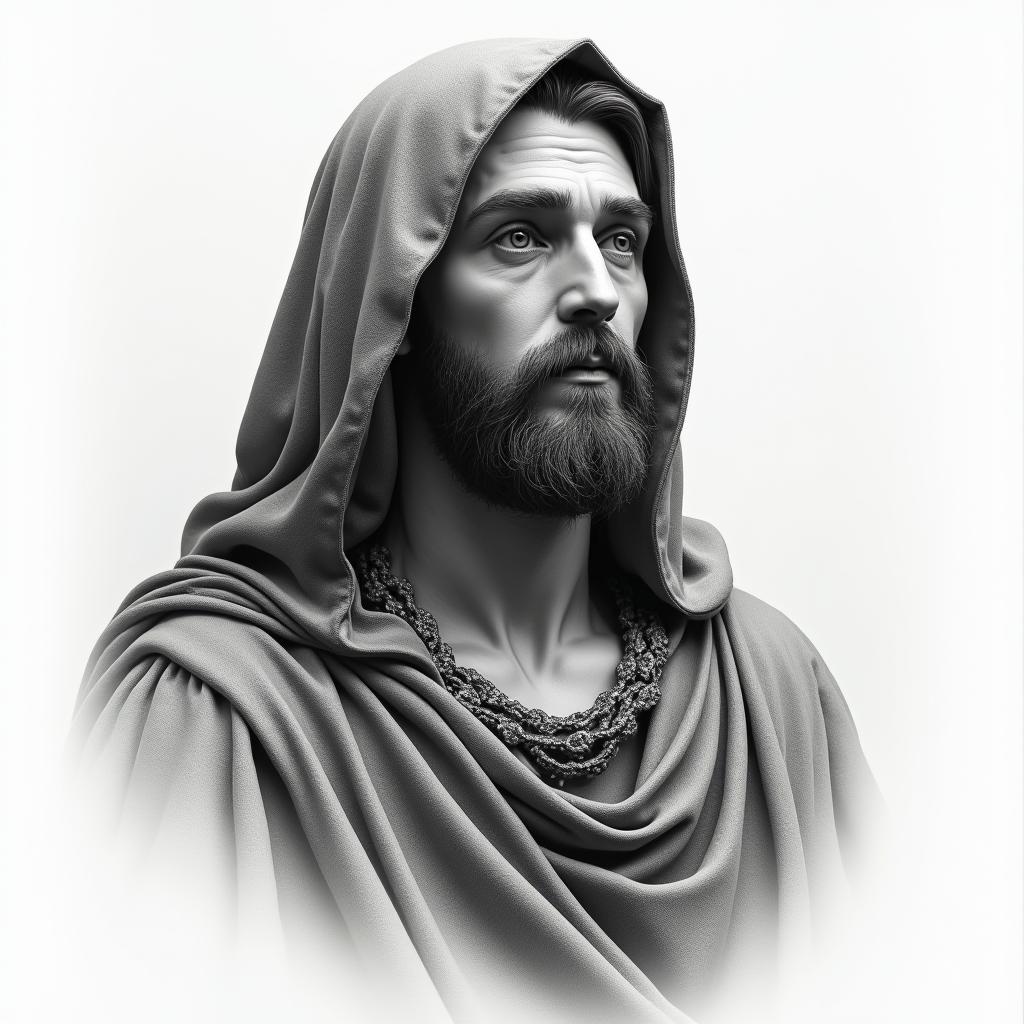 religiousin realism tattoo style, featuring a highly detailed, lifelike, capturing every detail, photorealistic, ultra realistic, intricate shading, smooth and sharp,   - Variation 2