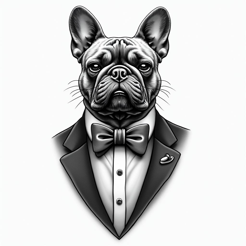 bow tiehigly detailed tattoo - Variation 29