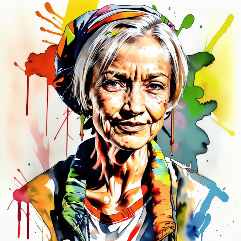 Watercolor tattoo example 2