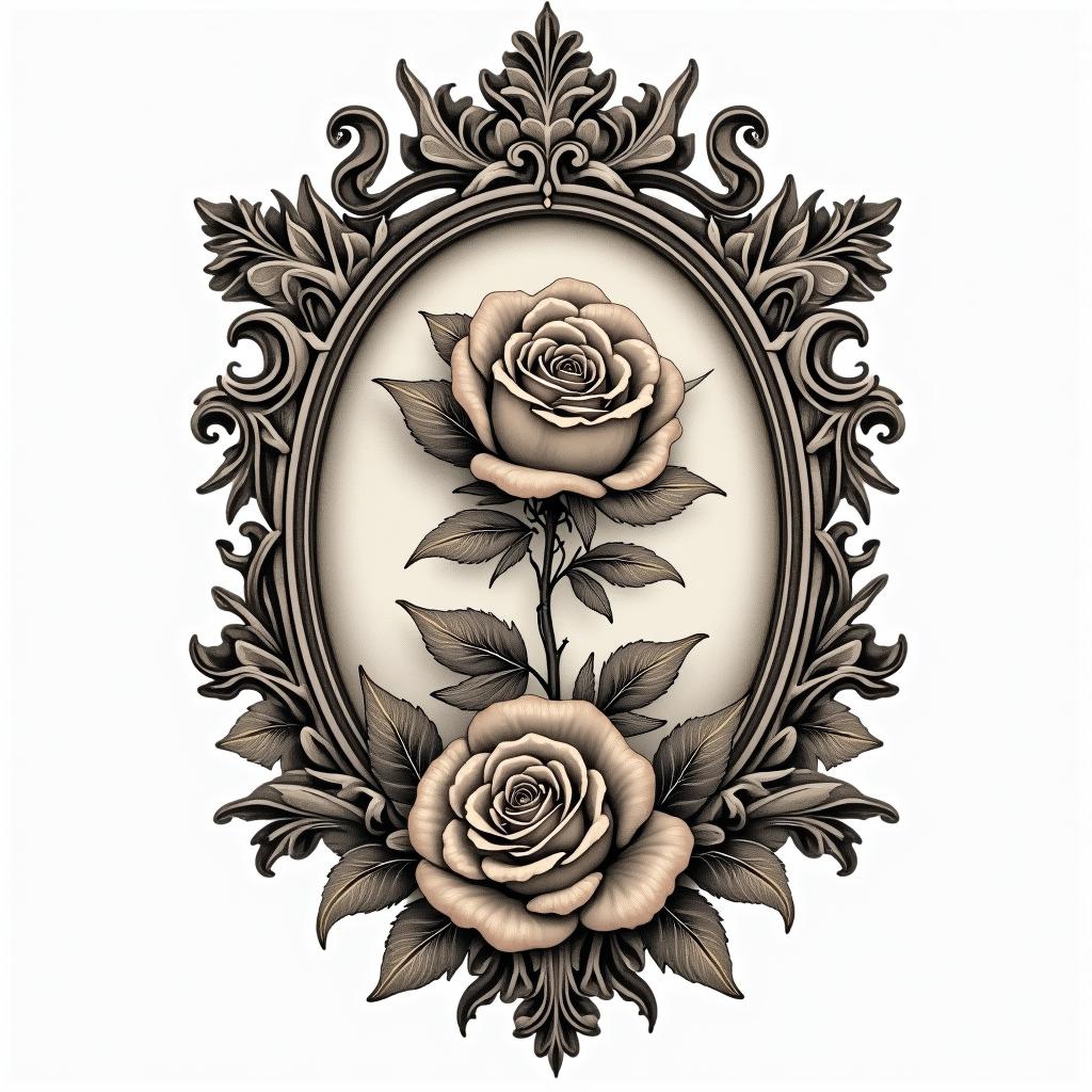 Victorian tattoo example 1