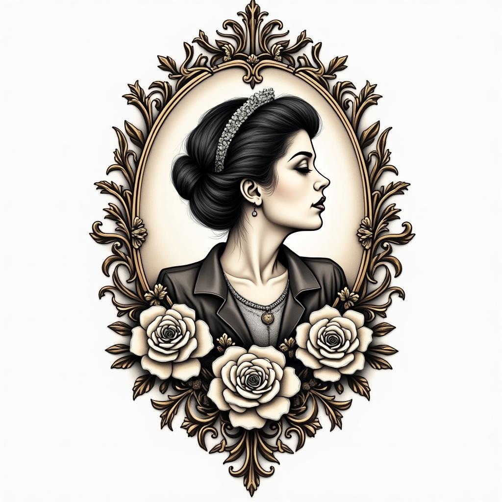 Victorian tattoo example 4