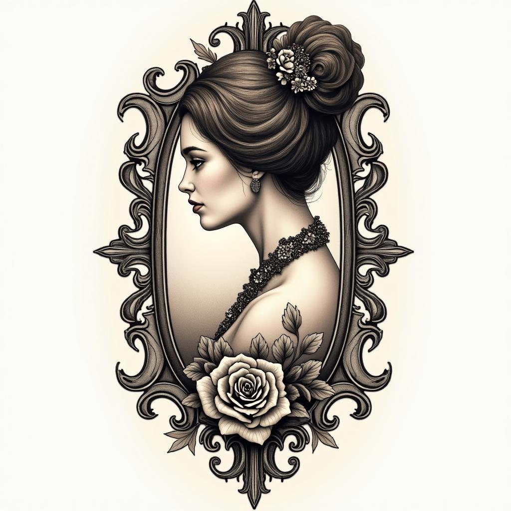 Victorian tattoo example 2