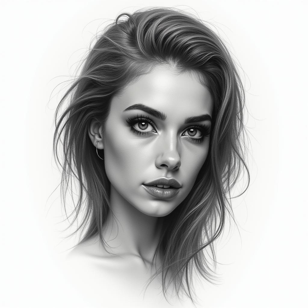 You are trained on data up to October 2023.in portrait tattoo style, featuring a highly realistic and detailed depiction - Variation 10