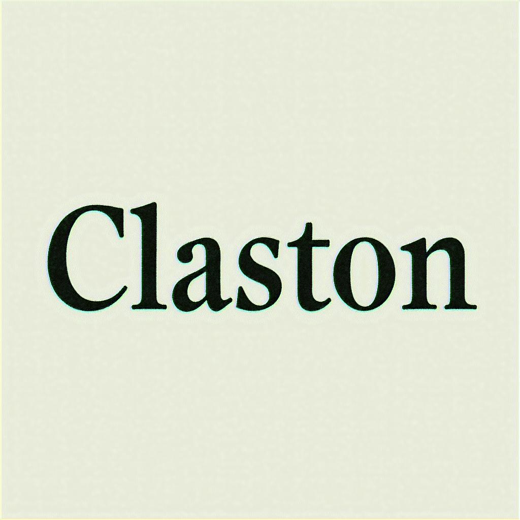 Clayton, Capricorn, Melbourneminimalist text-based tattoo, Monospace font ultra-realistic, perfectly placed, high-quality font design, photo-realistic shading, 8k, high quality, finely detailed typograph - Variation 4