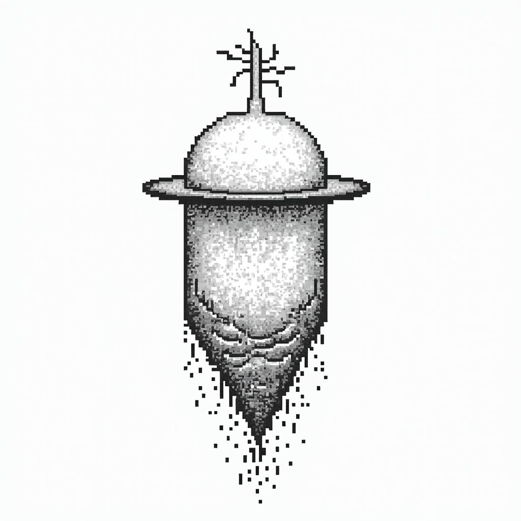 Under water beach themein 8-bit tattoo style, minimalistic pixel style tattoo, pixel art with simplified shapes and retro gaming visuals, inspired by 8-bit pixel based detailing - Variation 4