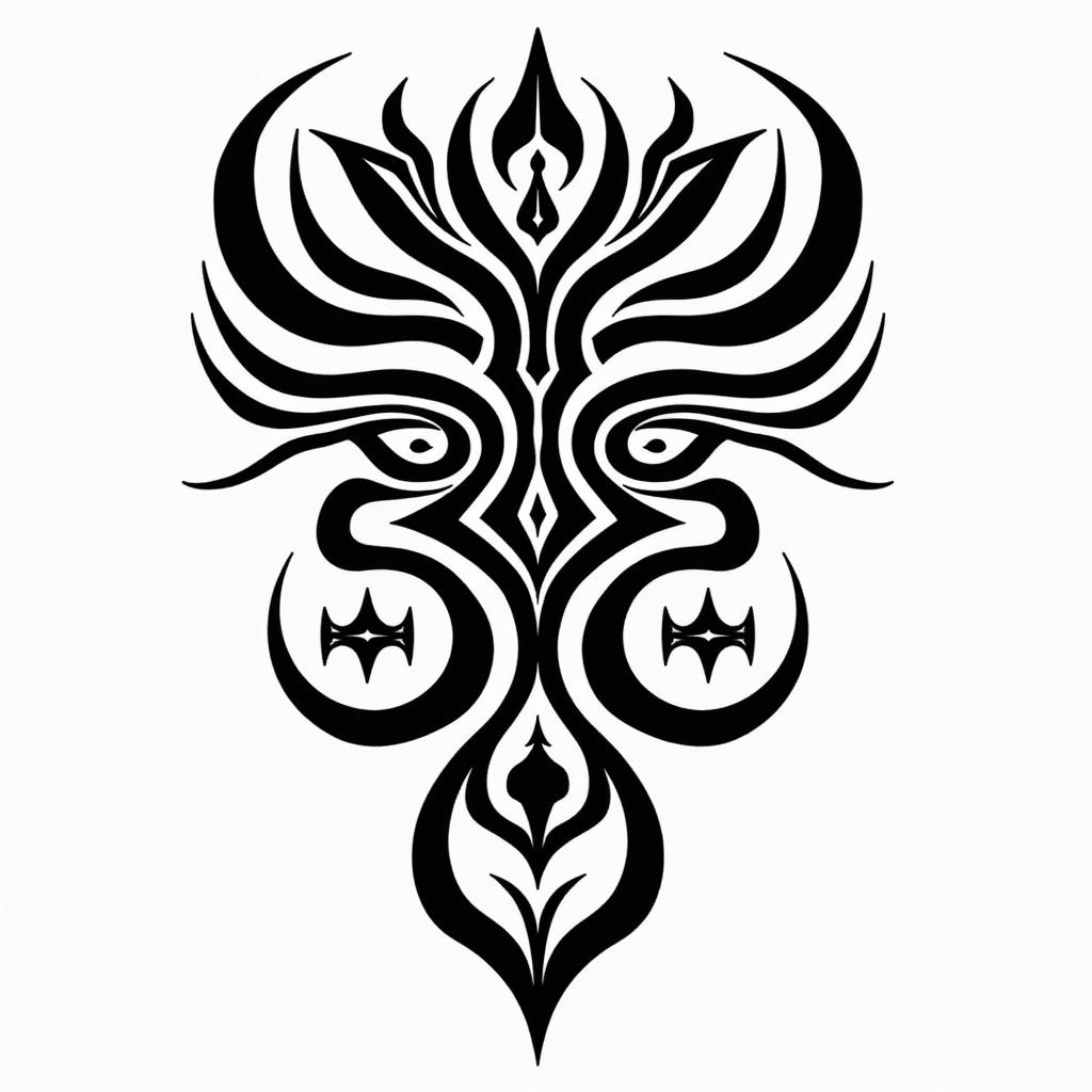 Tribal tattoo example 2