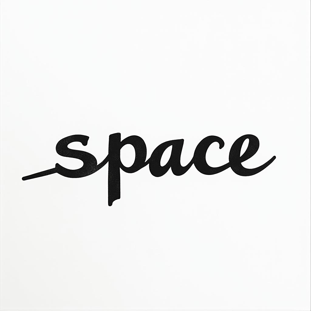 Spaceminimalist text-based tattoo, Monospace font ultra-realistic, perfectly placed, high-quality font design, photo-realistic shading, 8k, high quality, finely detailed typograph - Variation 4