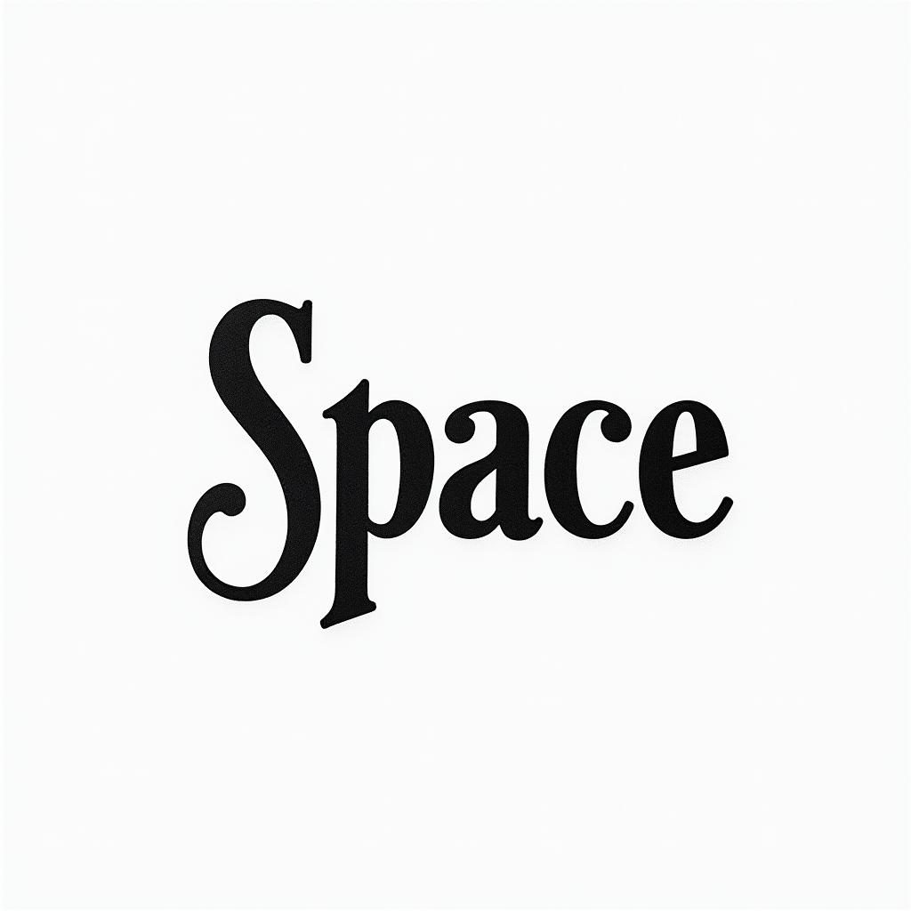 Spaceminimalist text-based tattoo, Monospace font ultra-realistic, perfectly placed, high-quality font design, photo-realistic shading, 8k, high quality, finely detailed typograph