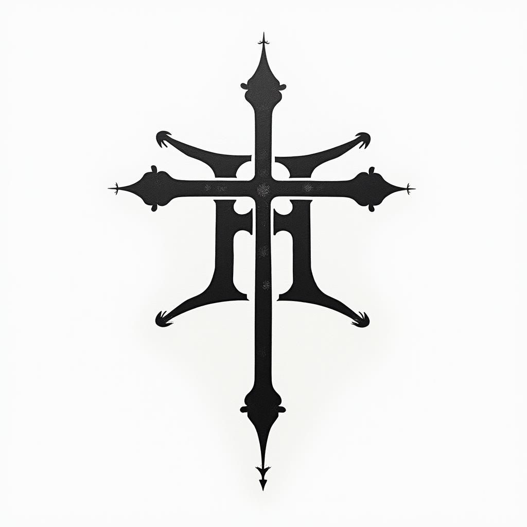 Salvador Eloy Sagittarius Mexicominimalist text-based tattoo, Monospace font ultra-realistic, perfectly placed, high-quality font design, photo-realistic shading, 8k, high quality, finely detailed typograph - Variation 3