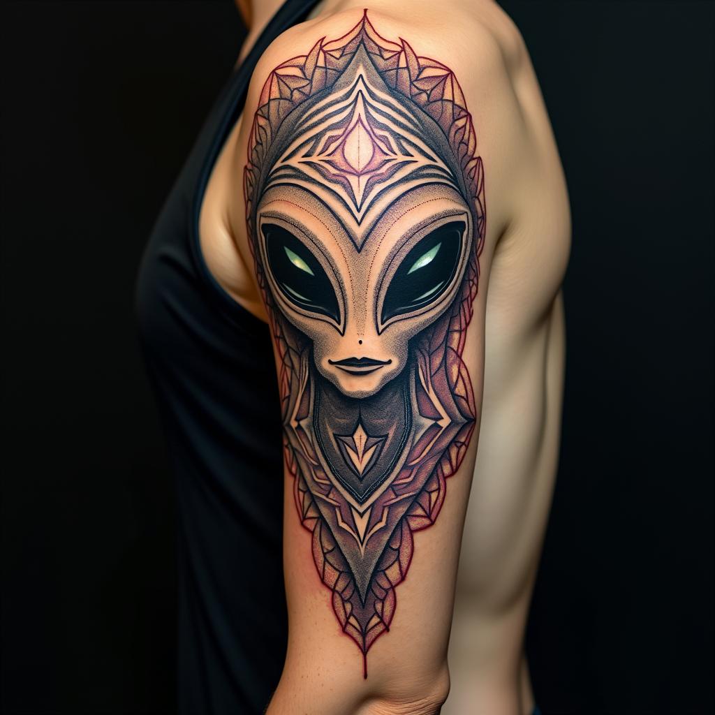 Geometric tattoo example 5