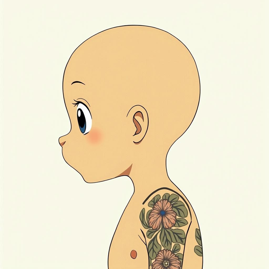 Kelvin days Galician April 16, 1997 Aries sign.Ghibli, Studio Ghibli aesthetic, hand-drawn anime style, retro nostalgic atmosphere, retro soft pastel color palette with earthy tones, retro Japanese cinematic shot, yellow tint effect, bald character, smooth surface, anime shadow 90's anime style - Variation 3