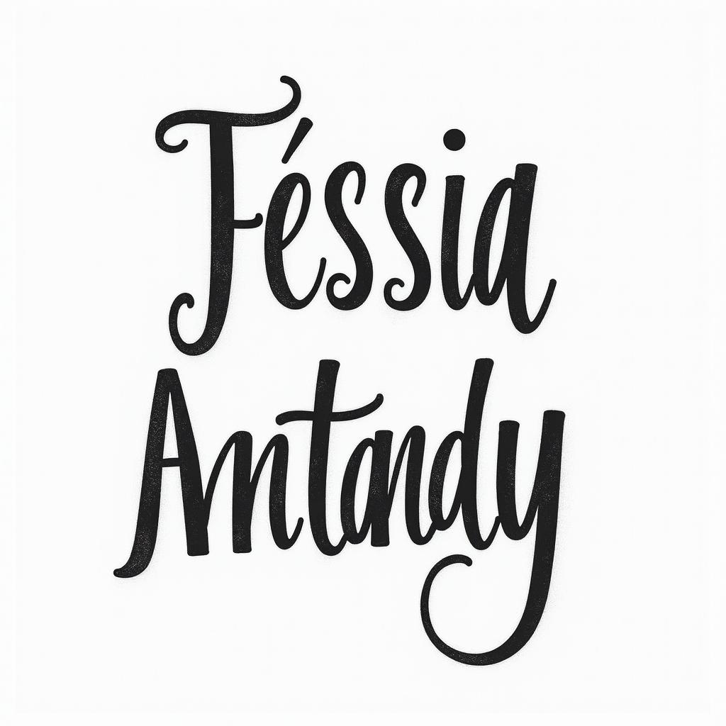 Jéssica my wife and children Amanda and Antonyminimalist text-based tattoo, Monospace font ultra-realistic, perfectly placed, high-quality font design, photo-realistic shading, 8k, high quality, finely detailed typograph