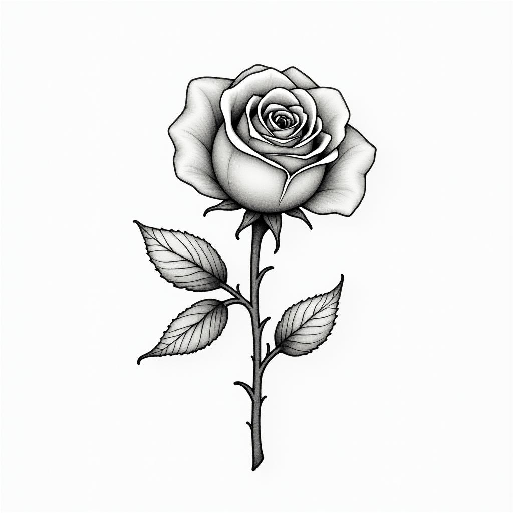 Maman rosein Modest style tattoo, featuring soft, delicate line work with simple and meaningful symbols, gentle waves, a heart, evoking a sense of serenity and grace, - Variation 4