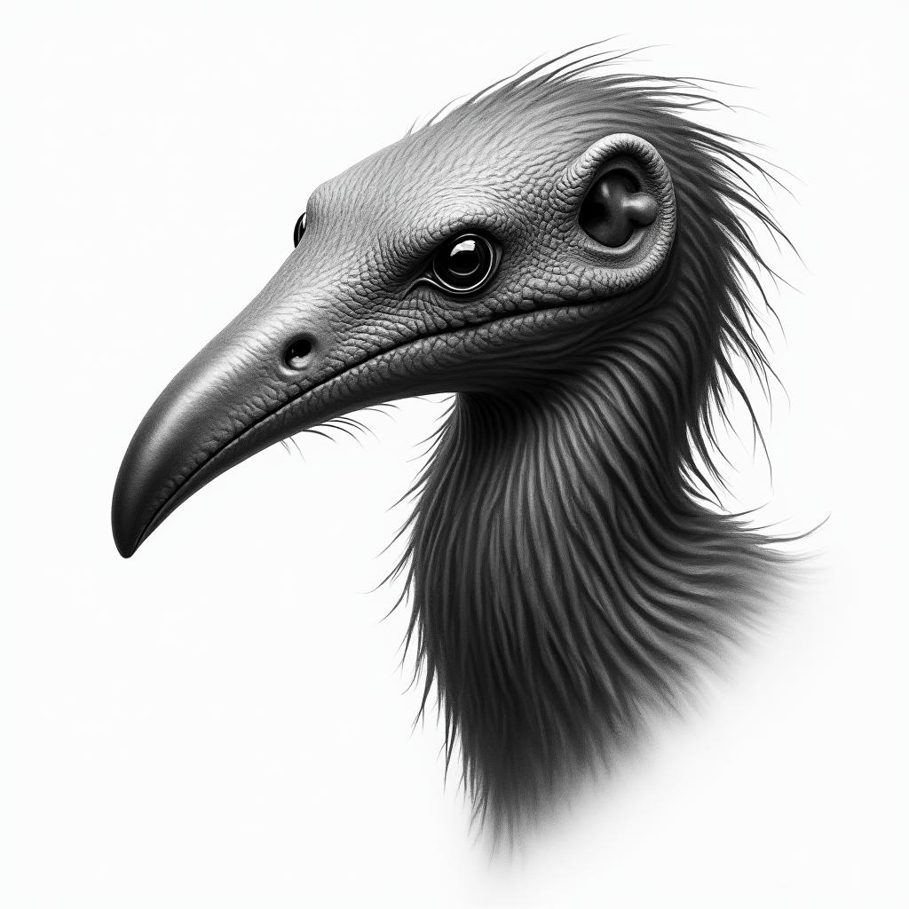Anteaterin realism tattoo style, featuring a highly detailed, lifelike, capturing every detail, photorealistic, ultra realistic, intricate shading, smooth and sharp, - Variation 4