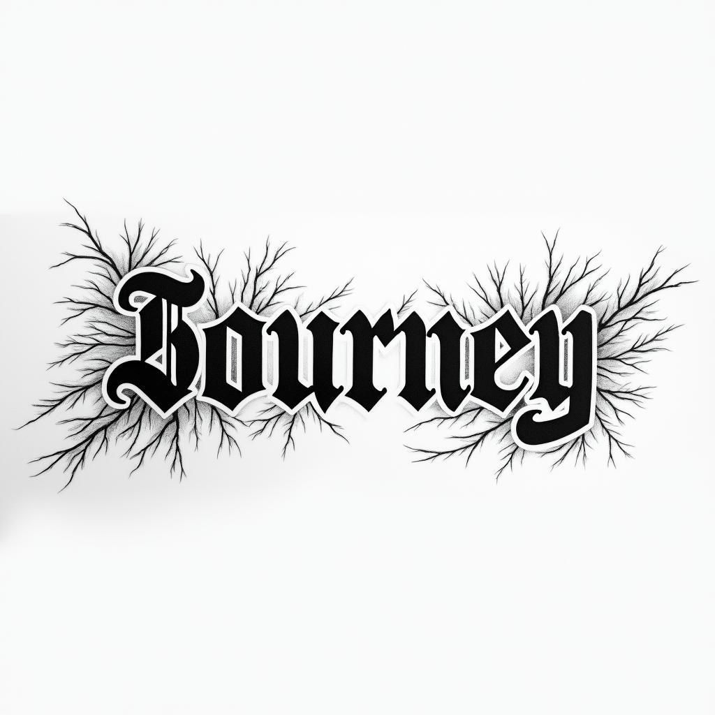The word φιλότιμο stretched horizontally across my inner forearm with river streams sketches around converging symbolizing journeytext-based tattoo, gothic font ultra-realistic, perfectly placed, high-quality font design, photo-realistic shading, 8k, high quality, finely detailed typography - Variation 3