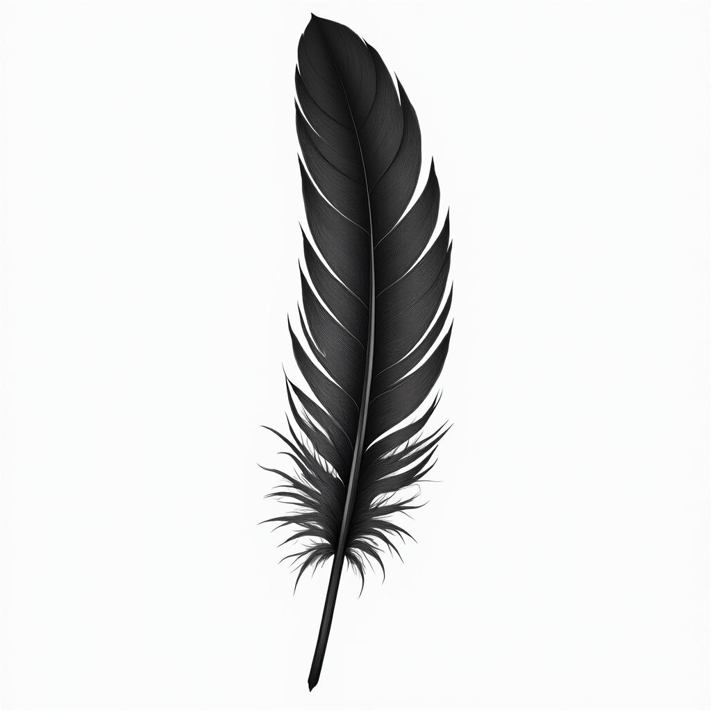 Wither featherin realism tattoo style, featuring a highly detailed, lifelike, capturing every detail, photorealistic, ultra realistic, intricate shading, smooth and sharp, - Variation 4
