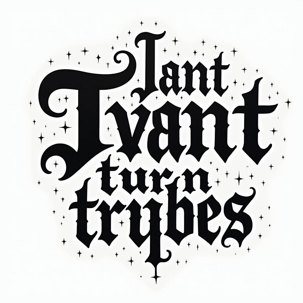 I want turn tables, 2 total. Vinyl recordstext-based tattoo, gothic font ultra-realistic, perfectly placed, high-quality font design, photo-realistic shading, 8k, high quality, finely detailed typography