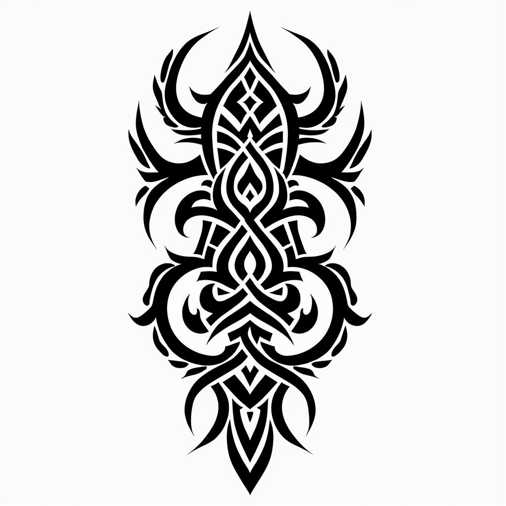 Clayton, Scorpion, Cabo Frio/RJin tribal tattoo style, featuring bold and black geometric shapes, curved lines, intertwine and flow seamlessly, creating a powerful and symbolic design, polynesian and maori styles