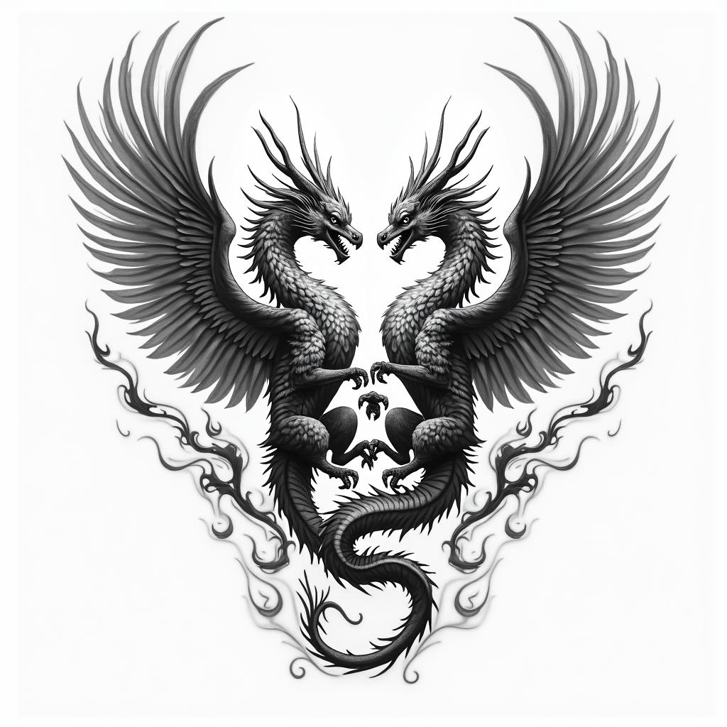 Dragon tattoo design