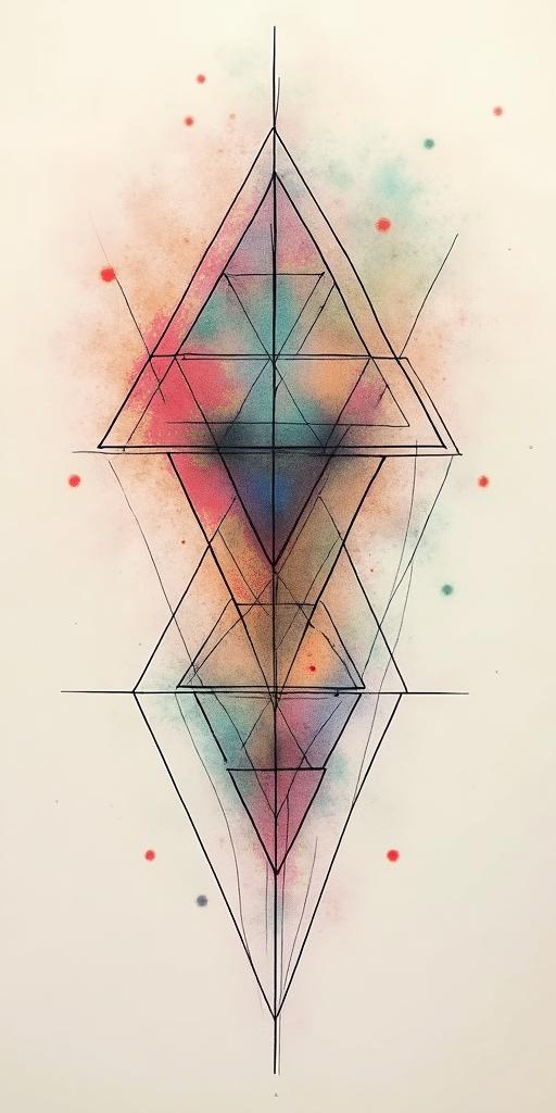 SON NAMED JJ DECEMBER 23 14 CAPRICORN MUSIC EMINEM infinity gamer roblox iphonesin minimalist style tattoo, featuring simple shapes and fine lines, with minimal shading and details, tiny triangles, creating a sense of balance and harmony - Variation 7