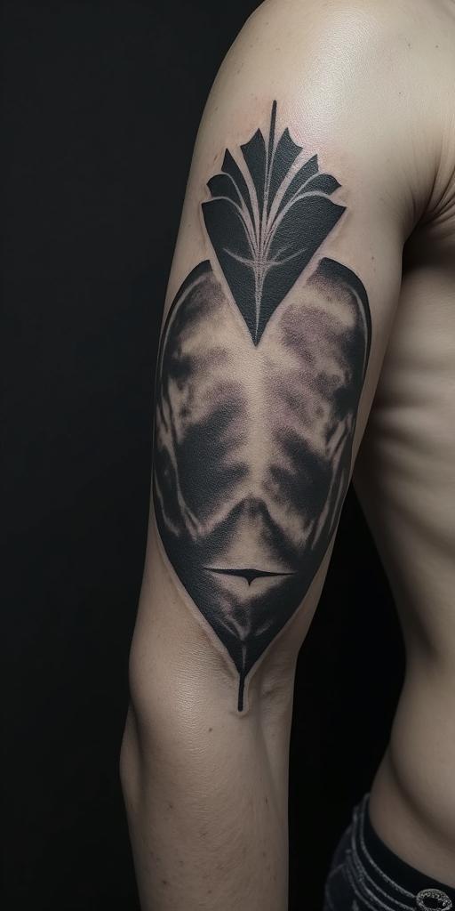 A sign of strength that reflects my love for my siblings and shows that I will not give up and am a Christian.in realism tattoo style, featuring a highly detailed, lifelike, capturing every detail, photorealistic, ultra realistic, intricate shading, smooth and sharp, - Variation 2