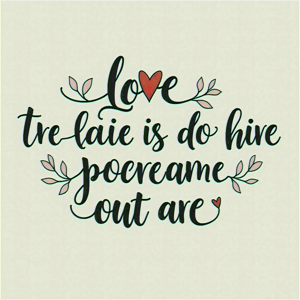 Three hearts drawn horizontally with the possibility of writing letters inside them.in elegant cursive calligraphy style 2d tattoo, decorate with roses, featuring a smooth and flowing handwritten script with slightly thickened strokes for a luxurious and bold appearance,  heart symbol between names,  sleek and glossy black text with shadowing, minimalist matte white background, clean and sharp edges, illuminated with soft lighting, romantic, 8k, high-quality textures with refined typography - Variation 4