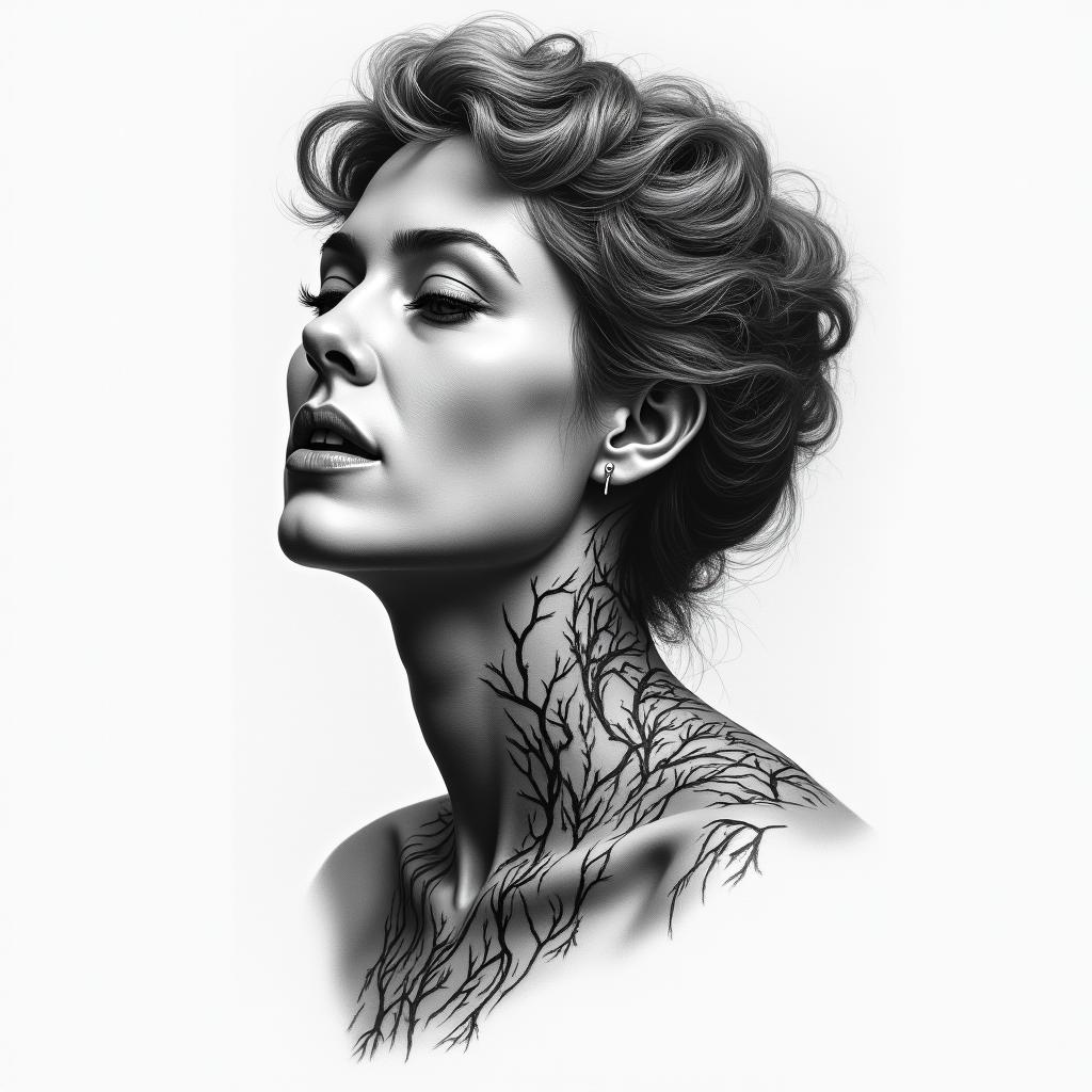 Motherhigly detailed tattoo - Variation 4