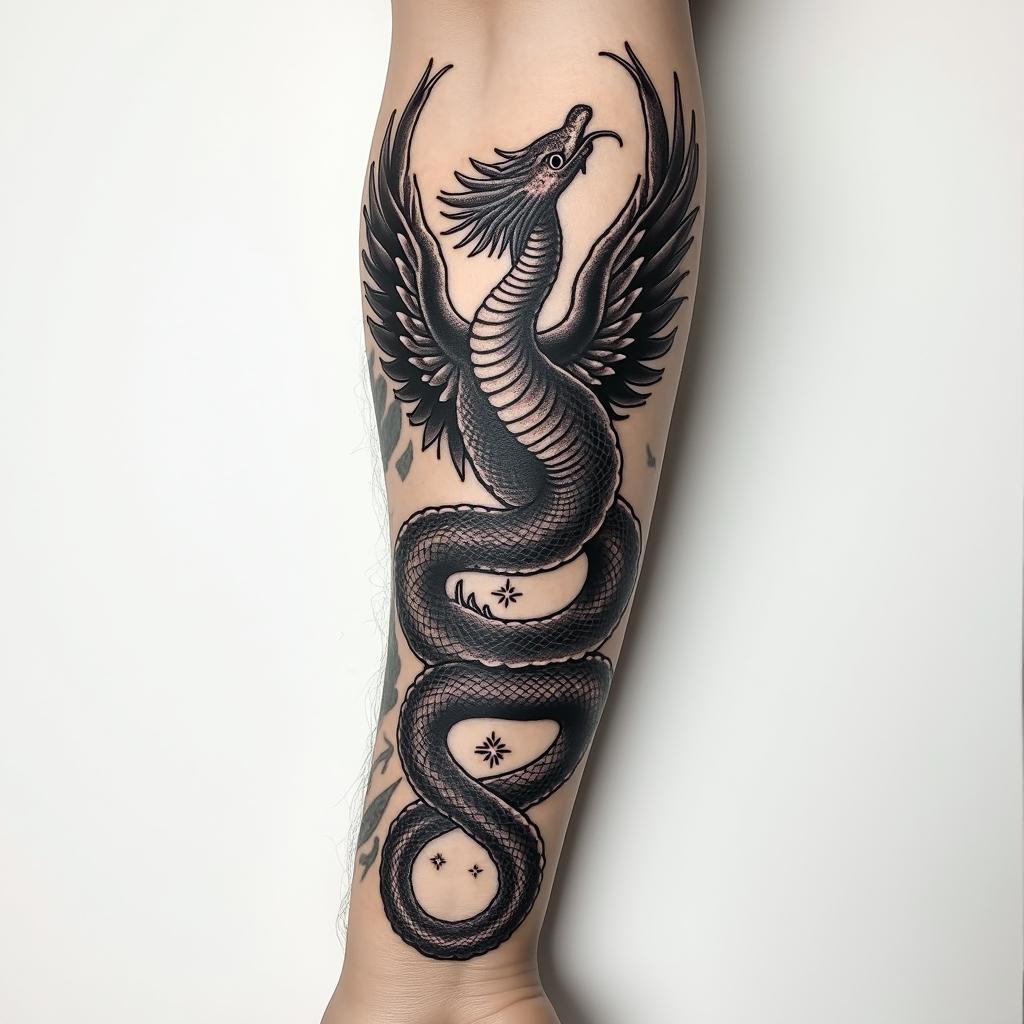 Phoenix tattoo design