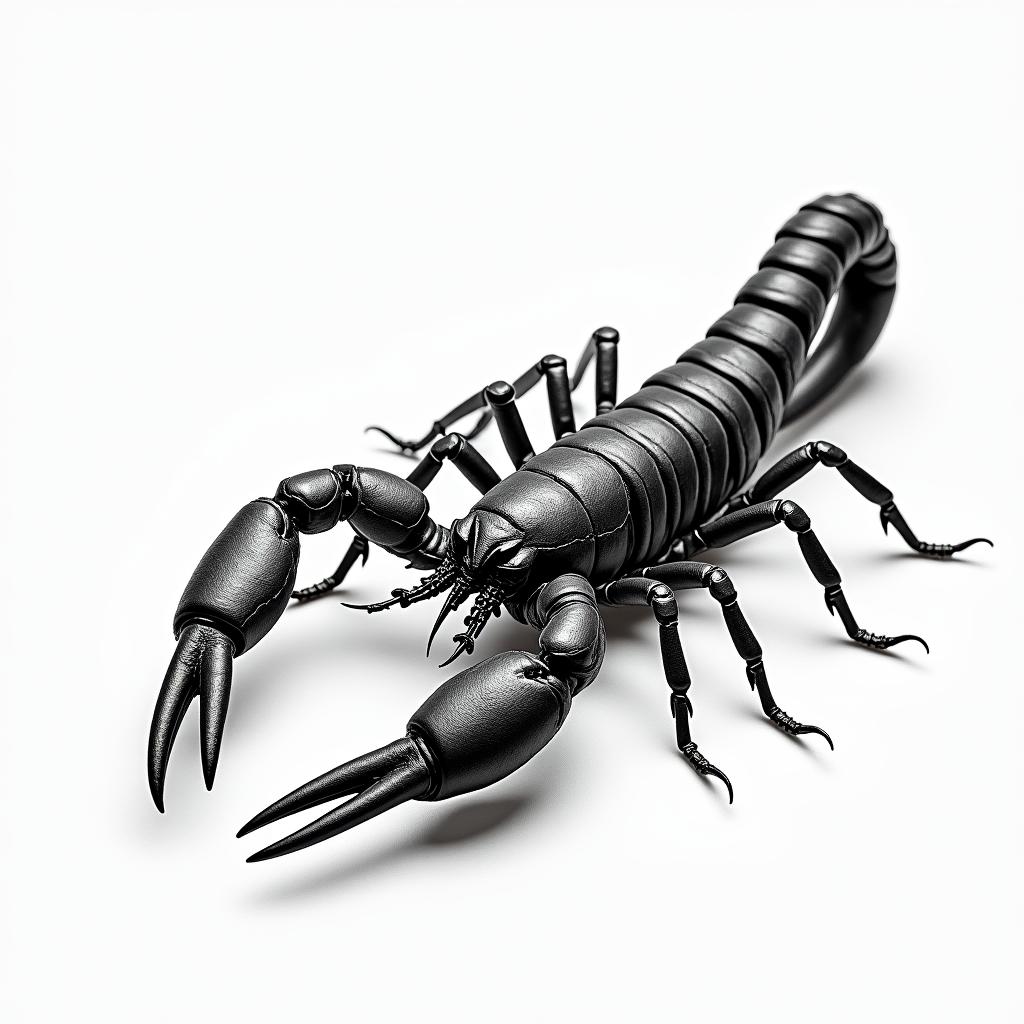 Scorpion with sharp, detailed clawshigly detailed tattoo - Variation 34