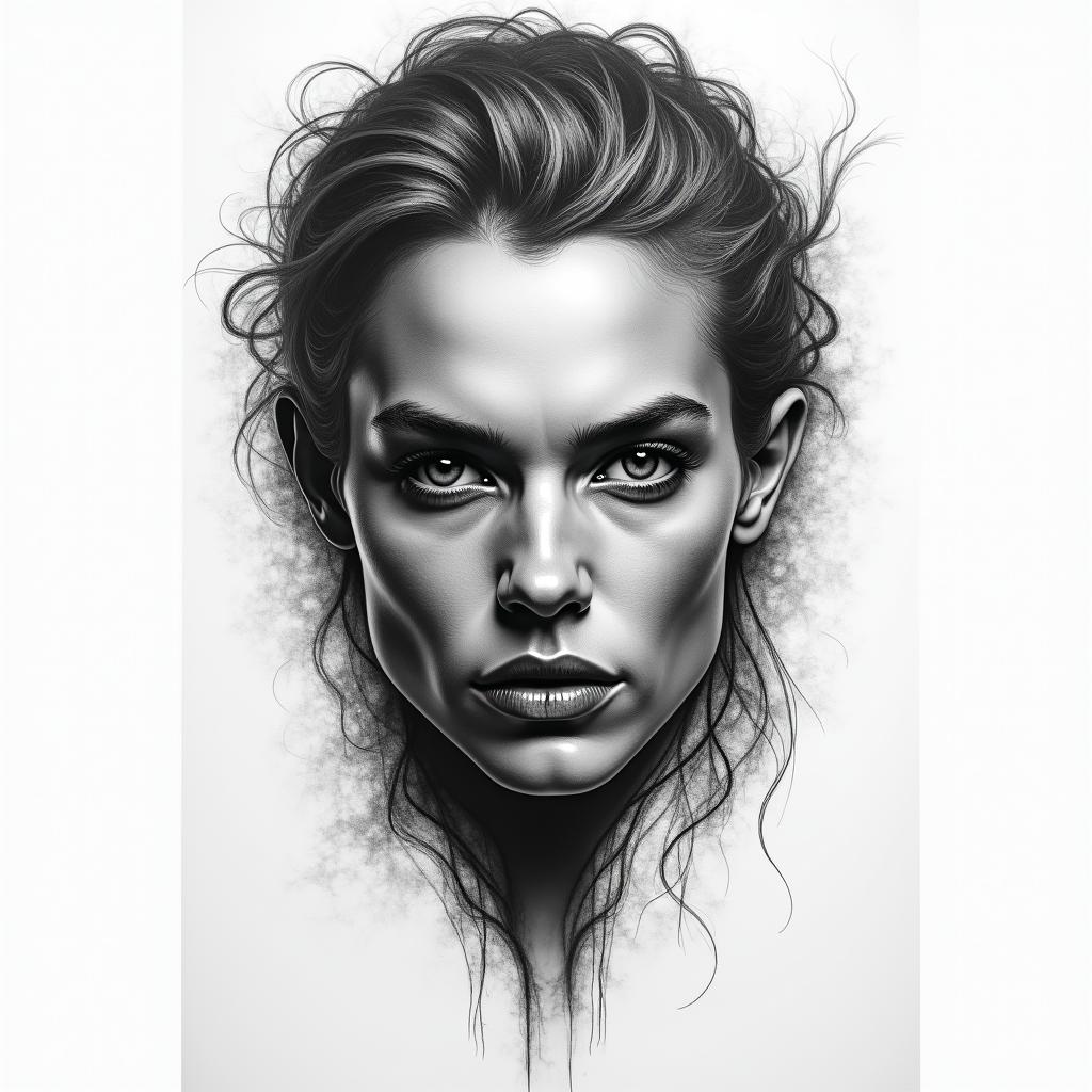 M Pokorain realism tattoo style, featuring a highly detailed, lifelike, capturing every detail, photorealistic, ultra realistic, intricate shading, smooth and sharp,