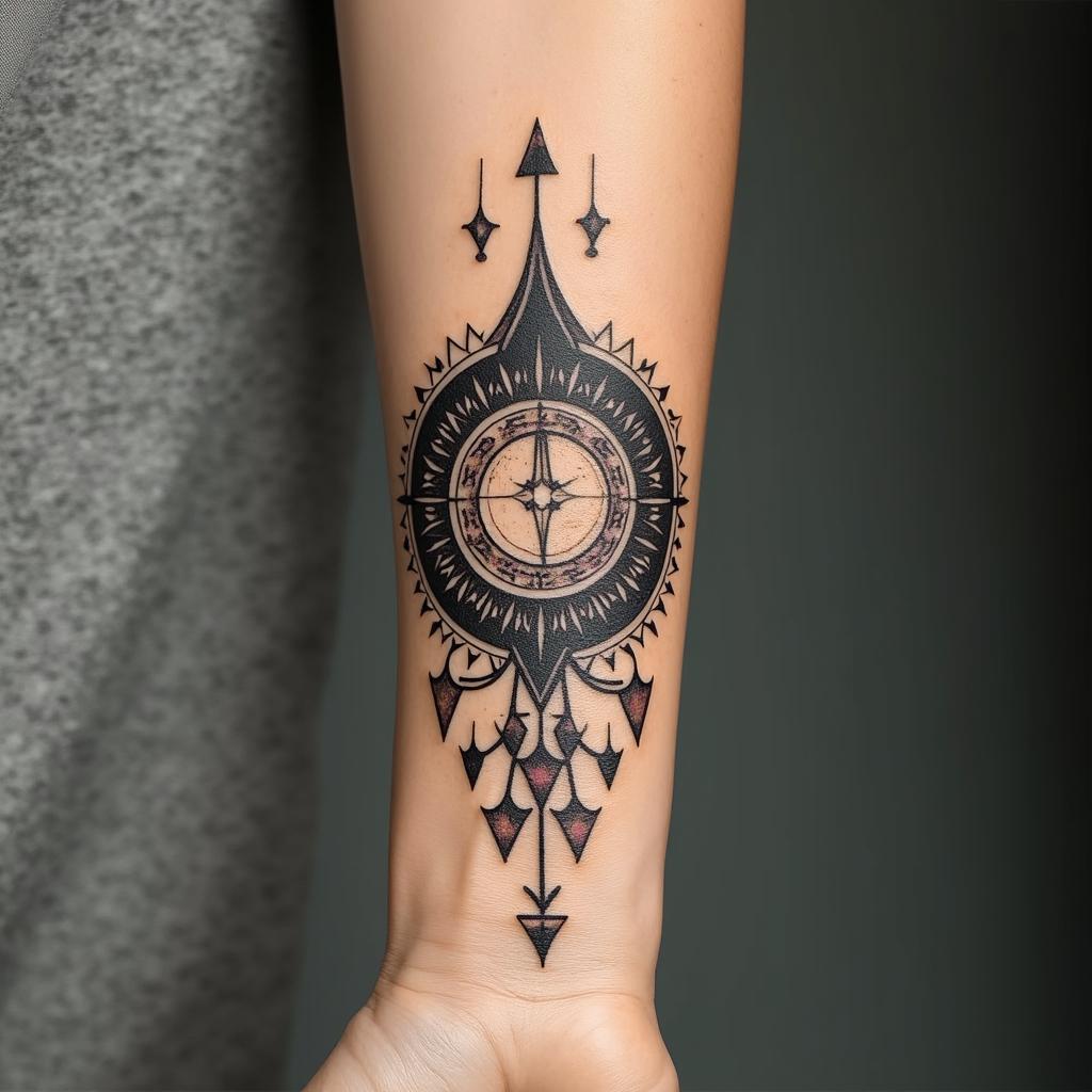 Runes tattoo design