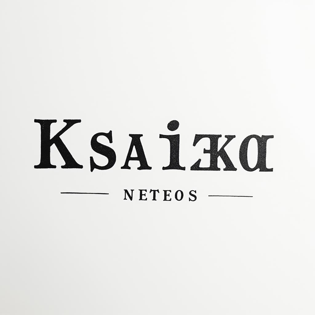 Kaelaminimalist text-based tattoo, Monospace font ultra-realistic, perfectly placed, high-quality font design, photo-realistic shading, 8k, high quality, finely detailed typograph - Variation 4