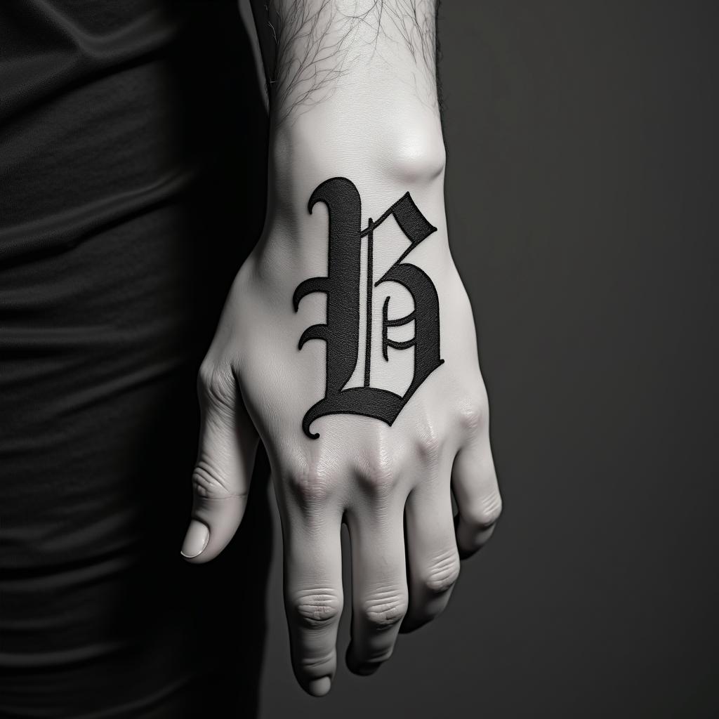 Arier Widder 2006text-based tattoo, gothic font ultra-realistic, perfectly placed, high-quality font design, photo-realistic shading, 8k, high quality, finely detailed typography - Variation 2