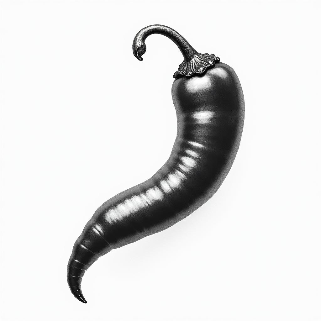 American style jalapeñohigly detailed tattoo - Variation 4
