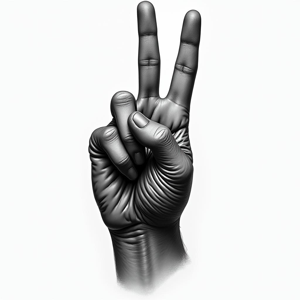 Peacehigly detailed tattoo