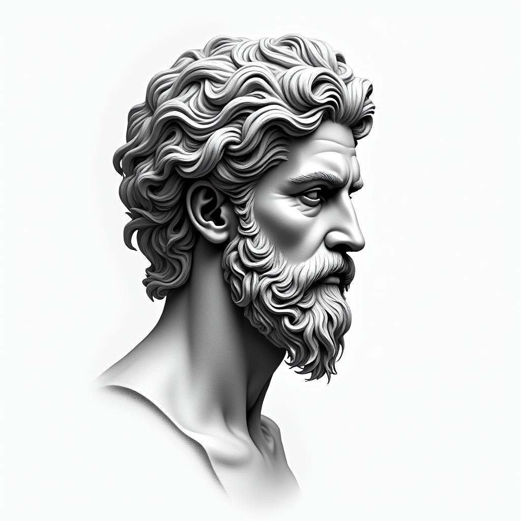 greek mythologyhigly detailed tattoo - Variation 22