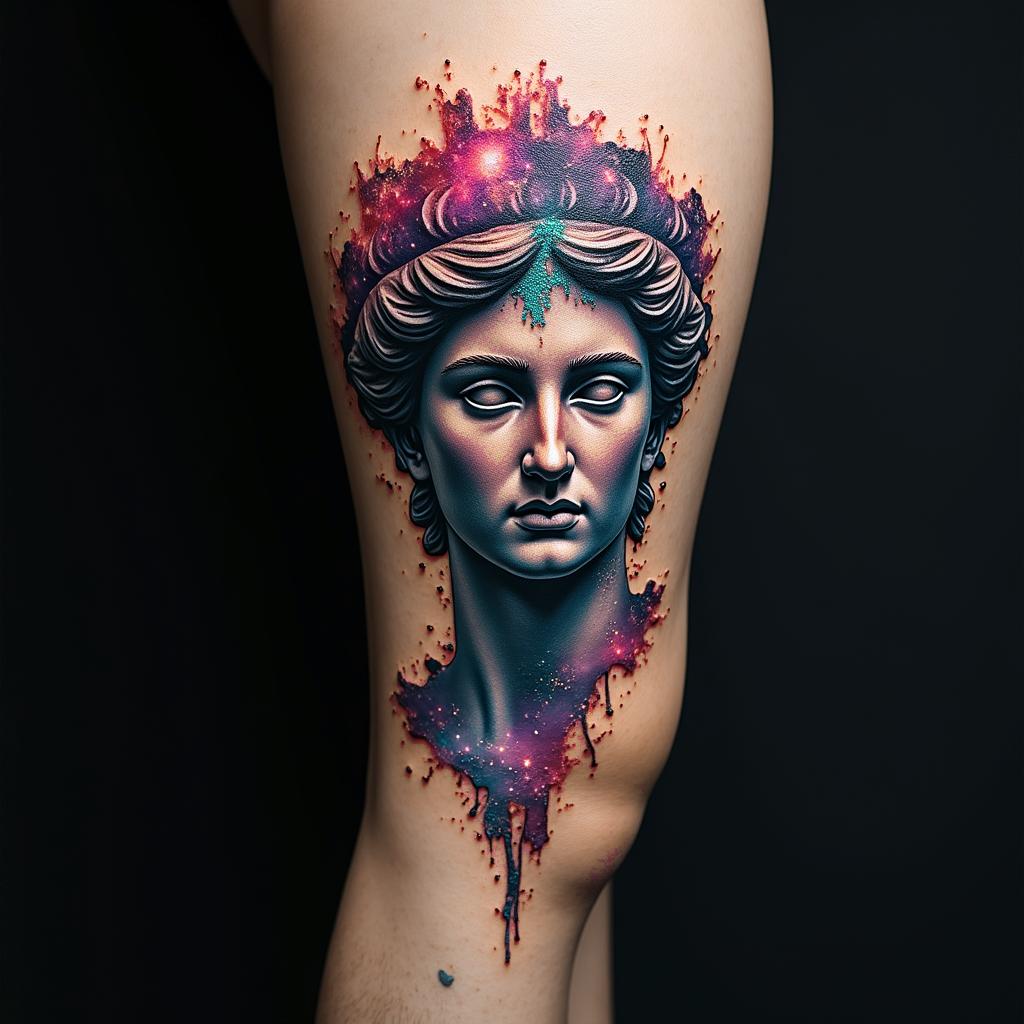 Glitch tattoo example 2