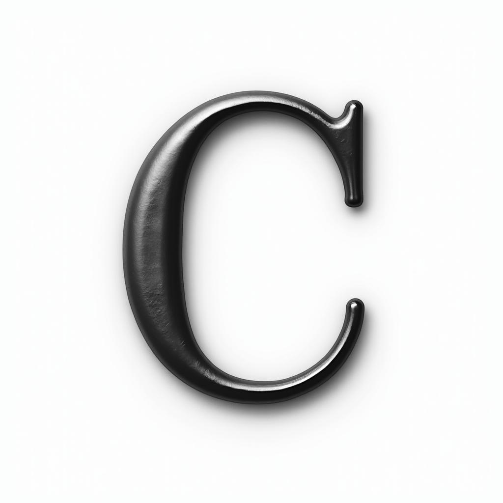 I want a simple uppercase C without too much detail with the names Adrien, Andréa, and Leandro inside, in black and white, feminine and simple.minimalist text-based tattoo, Monospace font ultra-realistic, perfectly placed, high-quality font design, photo-realistic shading, 8k, high quality, finely detailed typograph - Variation 6