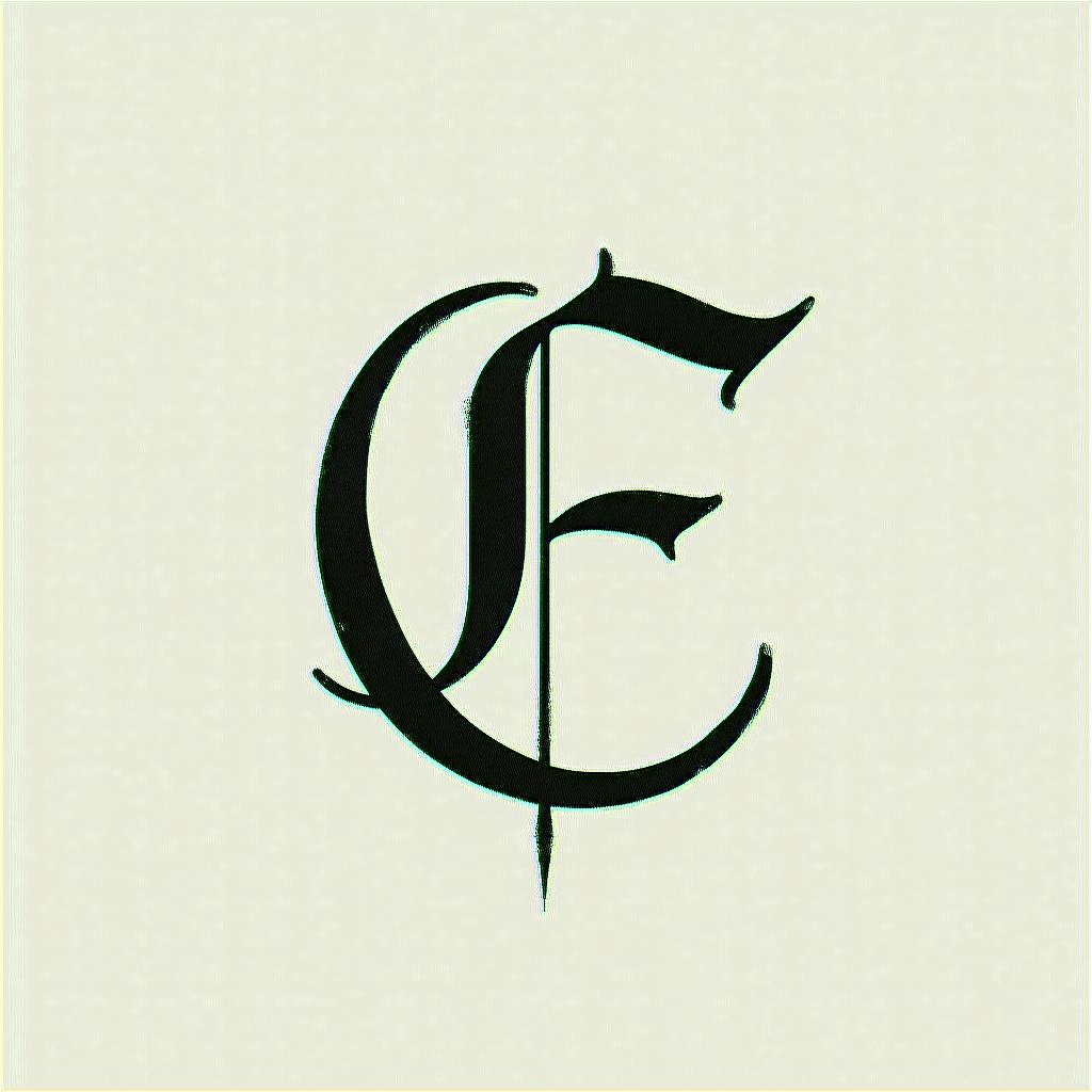 I want a simple capital C without too much detail with the names Adrien, Andréa, and Leandro inside, in black and white, feminine and simple.text-based tattoo, gothic font ultra-realistic, perfectly placed, high-quality font design, photo-realistic shading, 8k, high quality, finely detailed typography - Variation 3