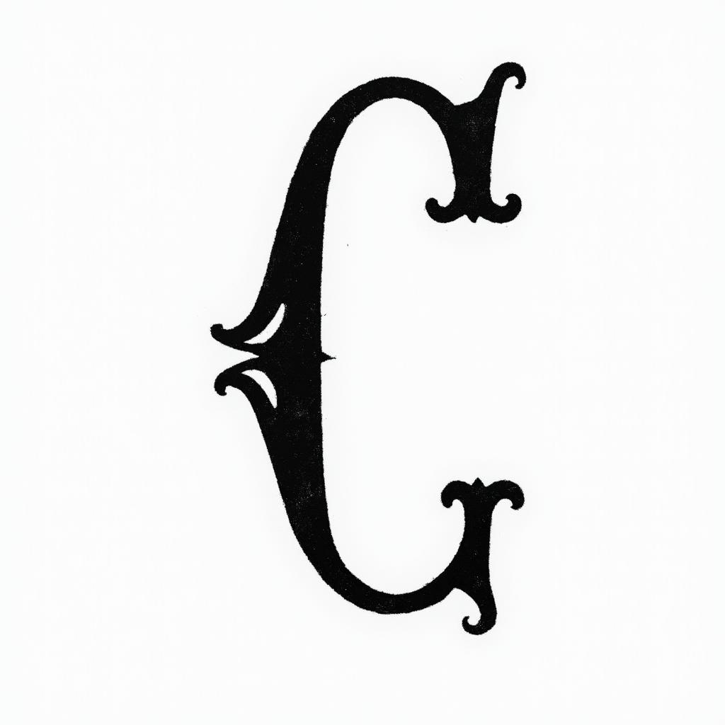 I want a simple capital C without too much detail with the names Adrien, Andréa, and Leandro inside, in black and white, feminine and simple.text-based tattoo, gothic font ultra-realistic, perfectly placed, high-quality font design, photo-realistic shading, 8k, high quality, finely detailed typography