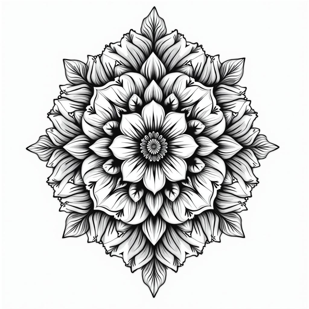 Ornamental tattoo example 1